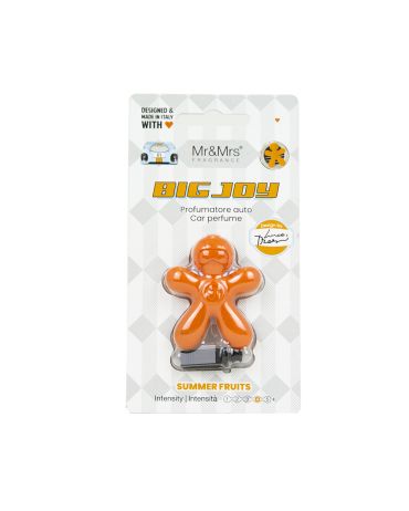 Big Joy - Odświeżacz Do Auta Orange Summer Fruits Blister