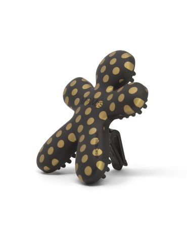 Niki Pois matt black & gold